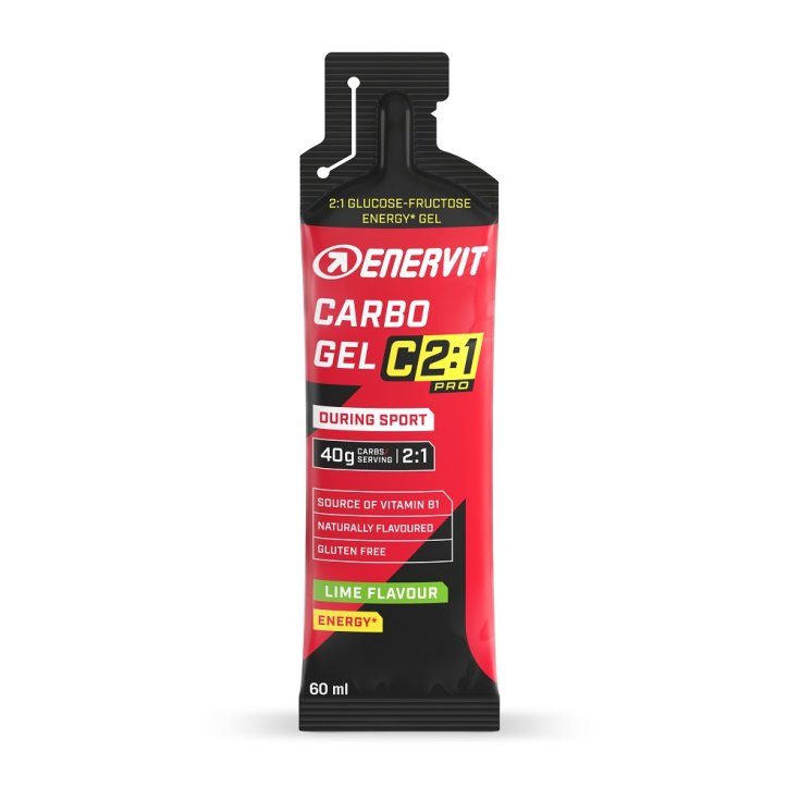 Carbo Gel C2:1 Pro Lime Flavour Enervit 60ml