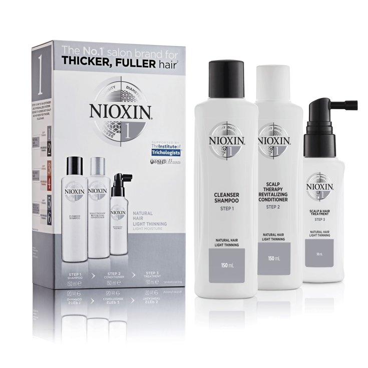 Nioxin System 1 Natural Hair Light Thinning Kit 150ml