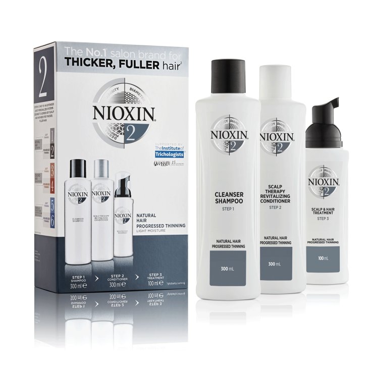 Nioxin System 2 Natural Hair Progressed Thinning Kit 300ml