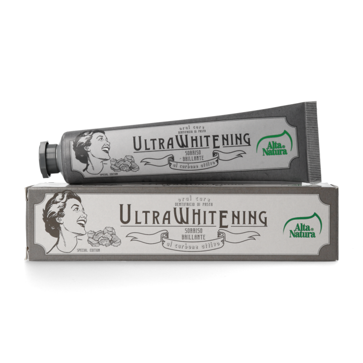 Dentifricio Ultra Whitening Carbone Attivo Alta Natura 75ml