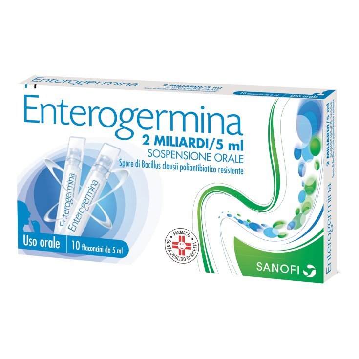 Enterogermina 2 Miliardi/5ml 10x5ml Confezione Europea