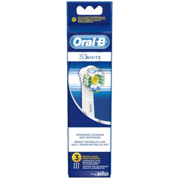 Oral-B Power 3D White EB18 Braun 3 Pezzi 