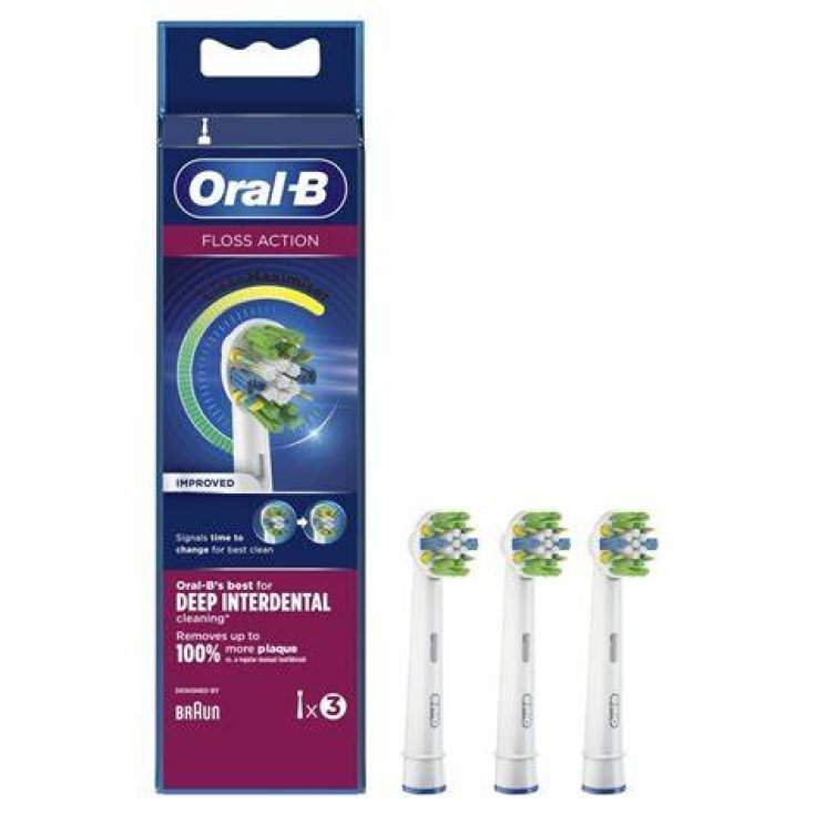 Oral-B Power FlossAction Braun 3 Pezzi