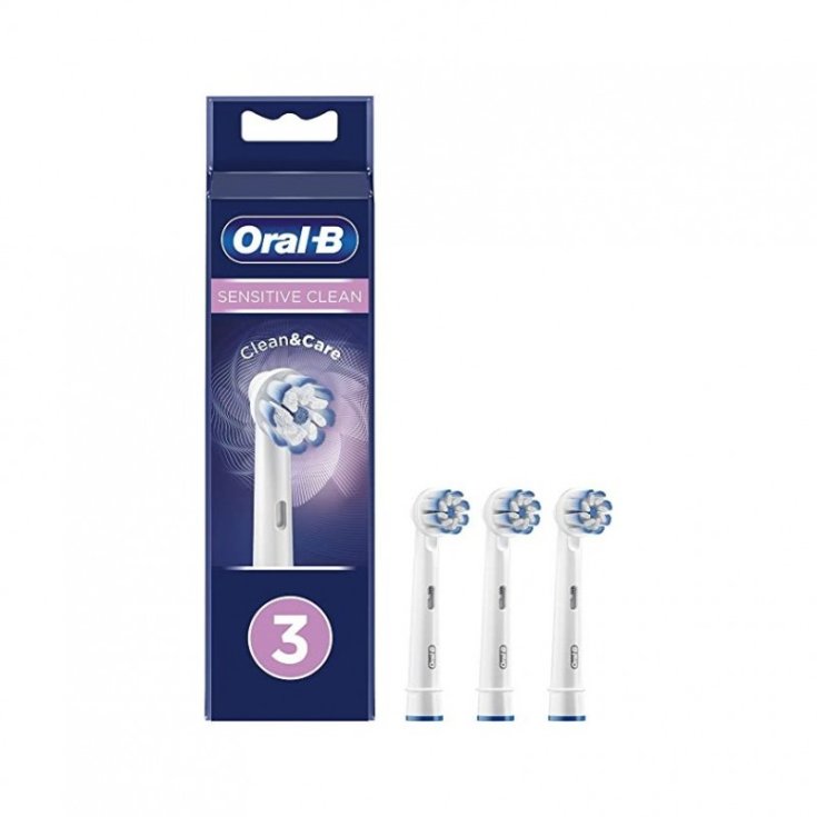 Oral-B Sensitive Clean Braun 3 Pezzi