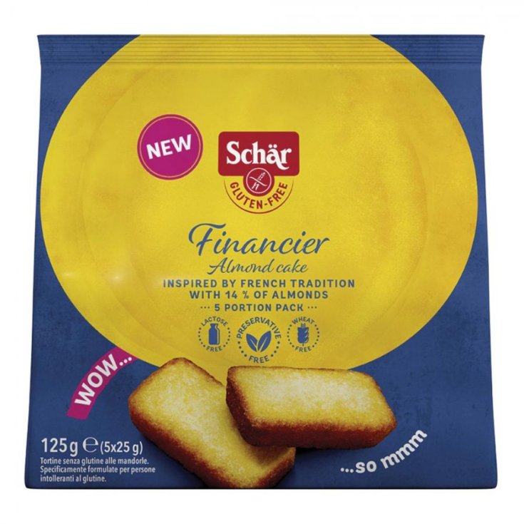 Financier Tortina Schär 5x25g