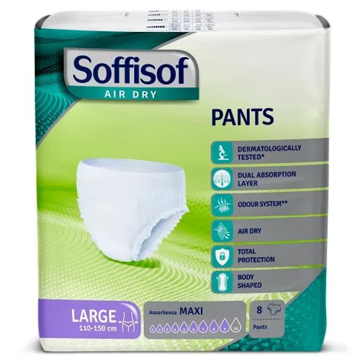 Soffisof Air Dry Pants MAXI L 8 Pezzi