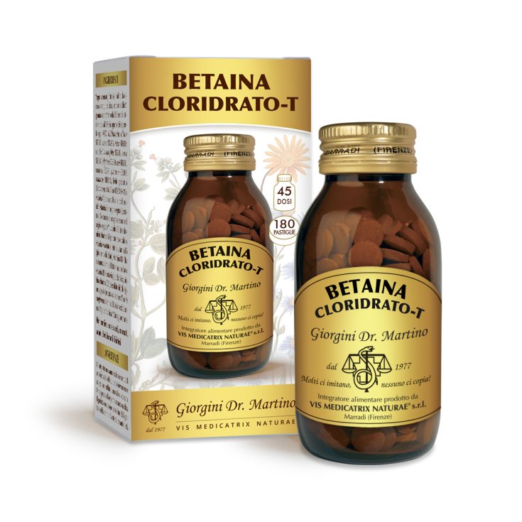 Betaina Cloridrato-T Dr.Giorgini 180 Pastiglie