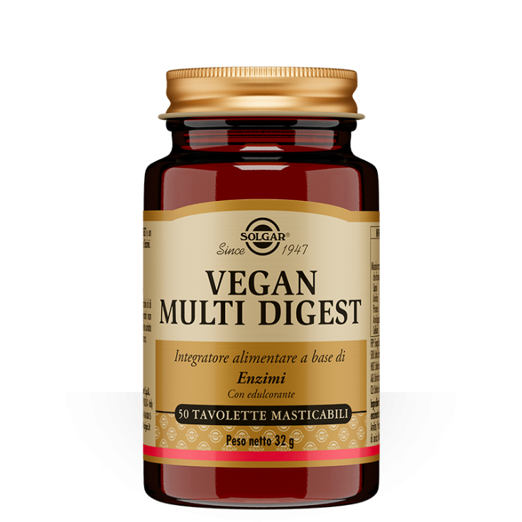 Vegan Multi Digest Solgar® 50 Tavolette Masticabili