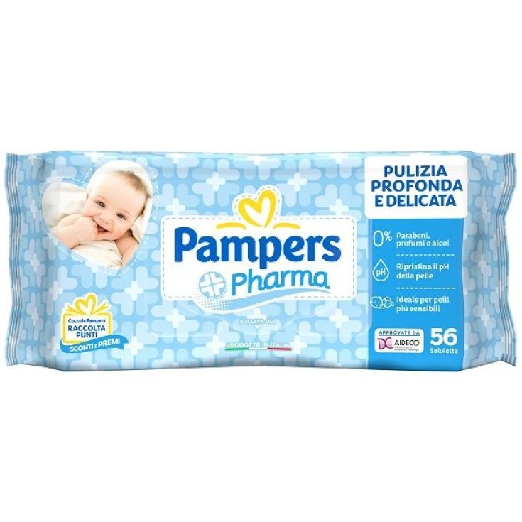 Salviette Pampers Pharma 56 Pezzi - Farmacia Loreto