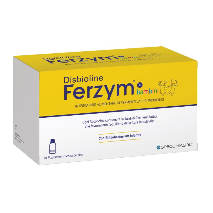 Disbioline Ferzym® Bambini SPECCHIASOL® 10 Flaconcini da 8ml