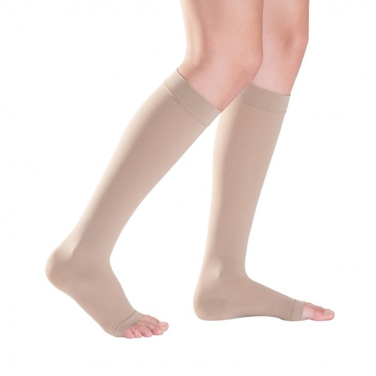 Gambaletto KL1 Punta Aperta Cashmere Tg.6&nbsp;Mediven Comfort