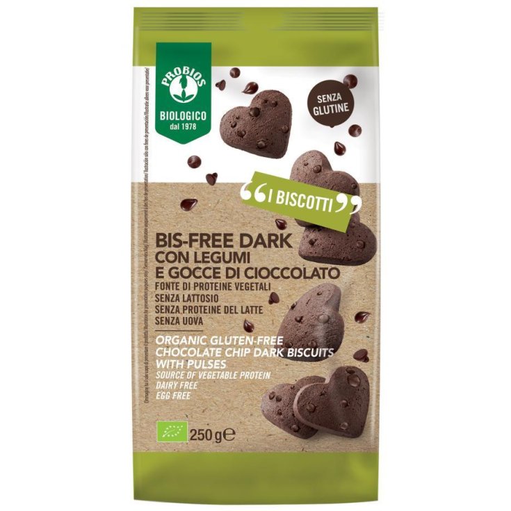 Bis-Free Dark Con Legumi EGocce Di Cioccolato Probios 250g