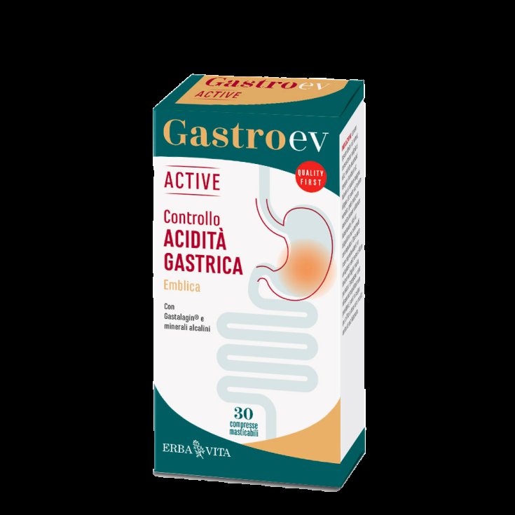 Gastro Ev Active Erba Vita 30 Compresse