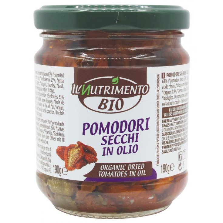 Pomodori Secchi in Olio Il Nutrimento Bio 190g