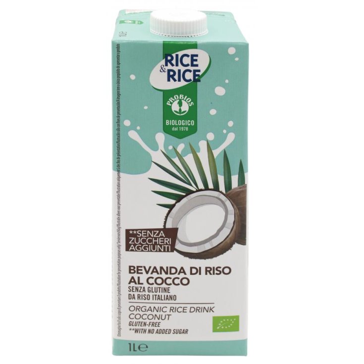 Rice & Rice Bevanda Di Riso Al Cocco Probios 1l