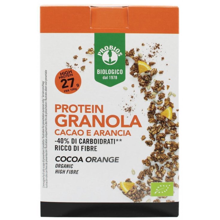 Protein Granola Cacao & Arancia Probios 250g