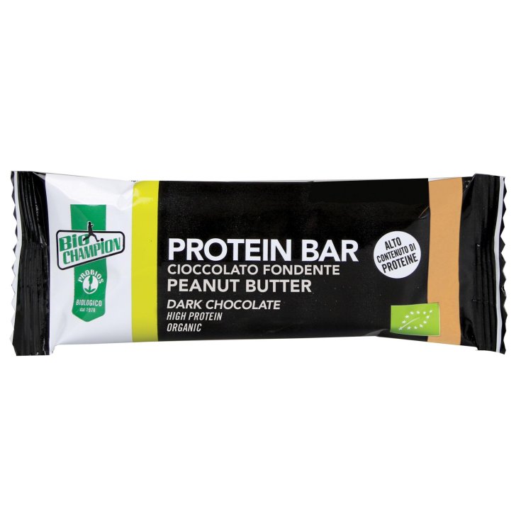 BioChampion Protein Bar Cioccolato Fondente E Peanut Butter Probios 40g