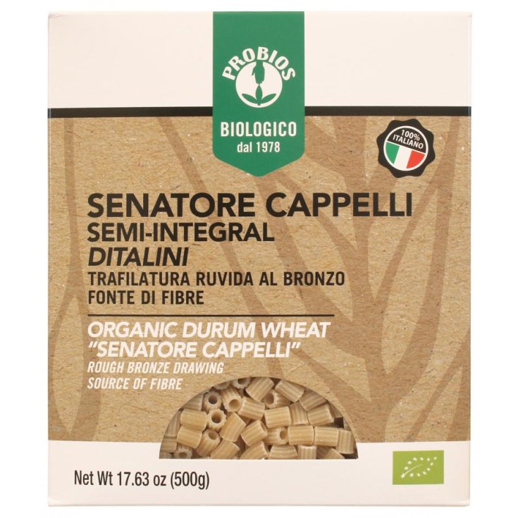 Senatore Cappelli Semi-Integral Ditalini Probios 500g