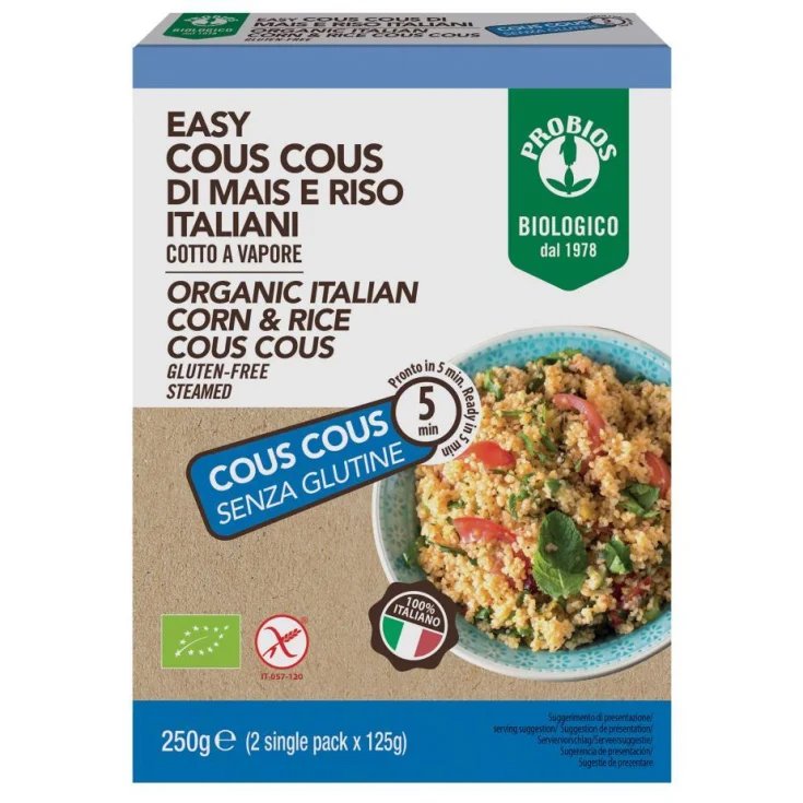 Easy Cous Cous Di Mais E Riso Italiani Probios 250g