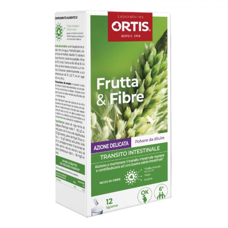 Frutta & Fibre Azione Delicata Ortis 12 Stick