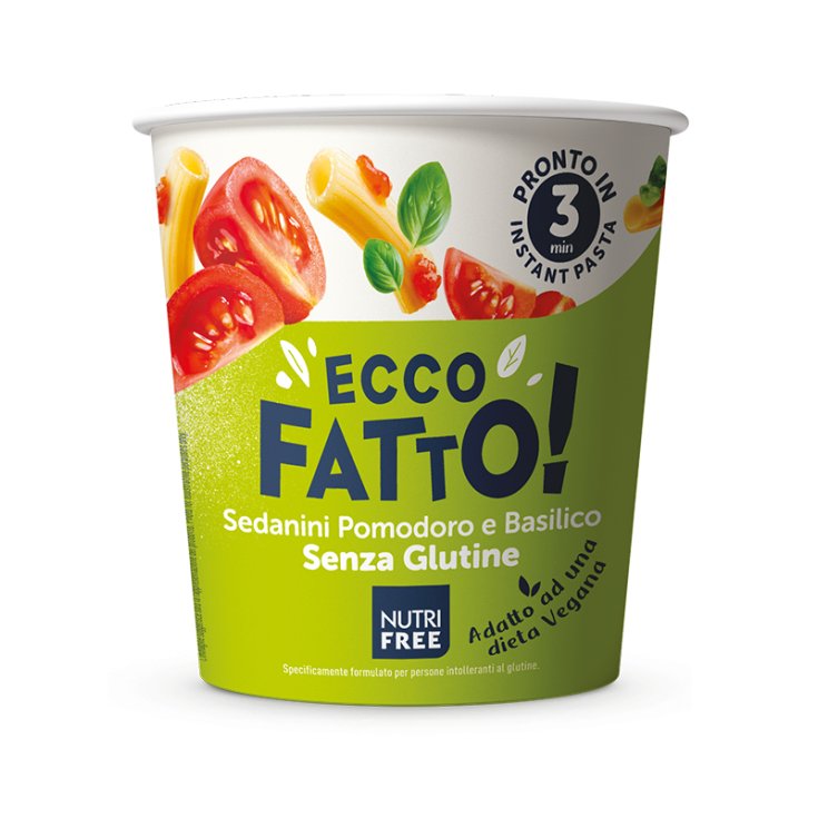 Ecco Fatto! Sedanini Pomodoro E Basilico NutriFree 70g