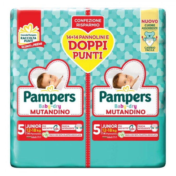 Pampers Baby Dry Mutandino Tg.5 Junior 28 Pezzi