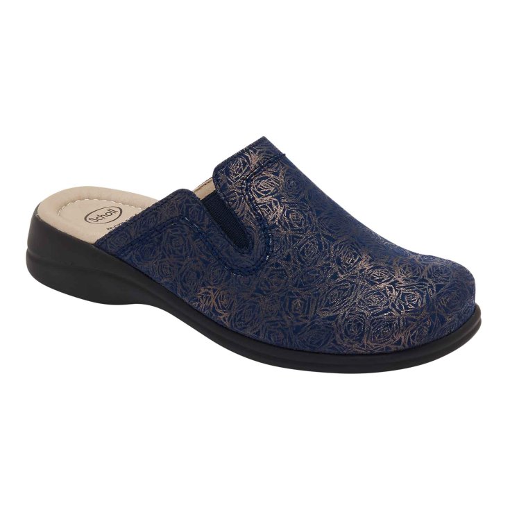 New Toffee Floral Blu Navy 37 Scholl 1 Paio