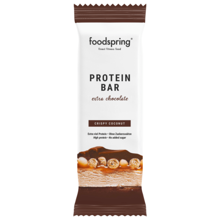 Protein Bar Extra Chocolate Crispy Coconut Foodspring 45g