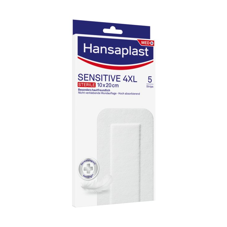 Sensitive 4XL 10x20cm Hansaplast 5 Pezzi