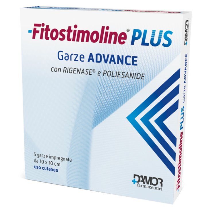 Fitostimoline® Plus Garze Advance Damor 5 Pezzi