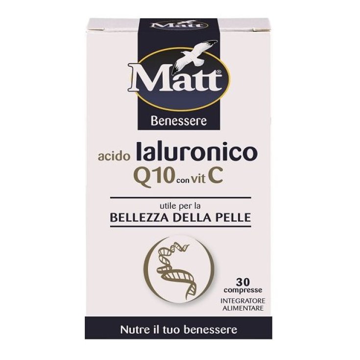 Matt® Benessere Acido Ialuronico Q10 Con Vit C A&D 30 Compresse