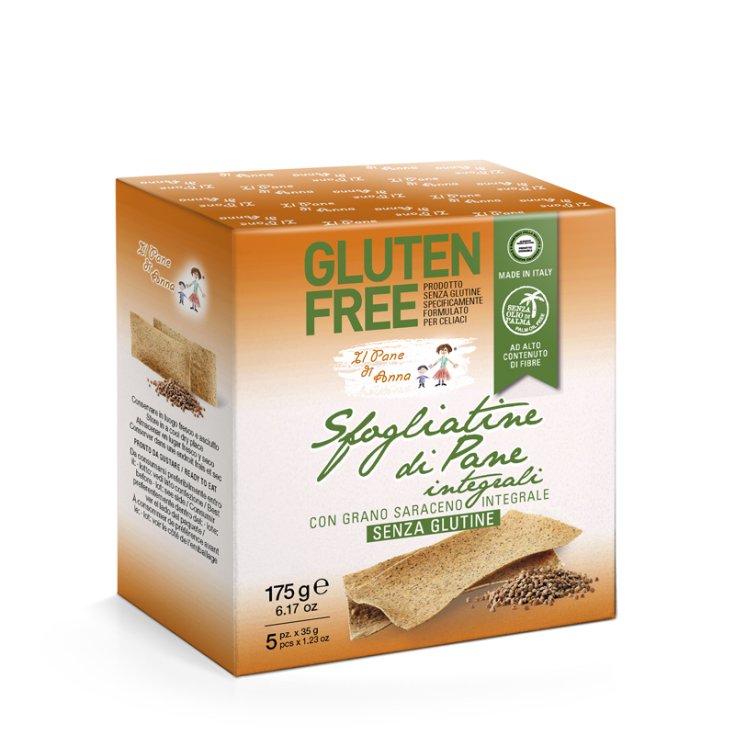 Gluten Free Sfogliatine di Pane Integrali Pane Di Anna 175g