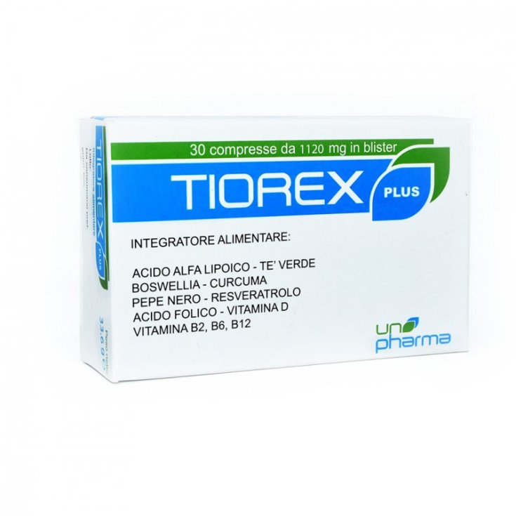 Tiorex Plus Unopharma 20 Compresse