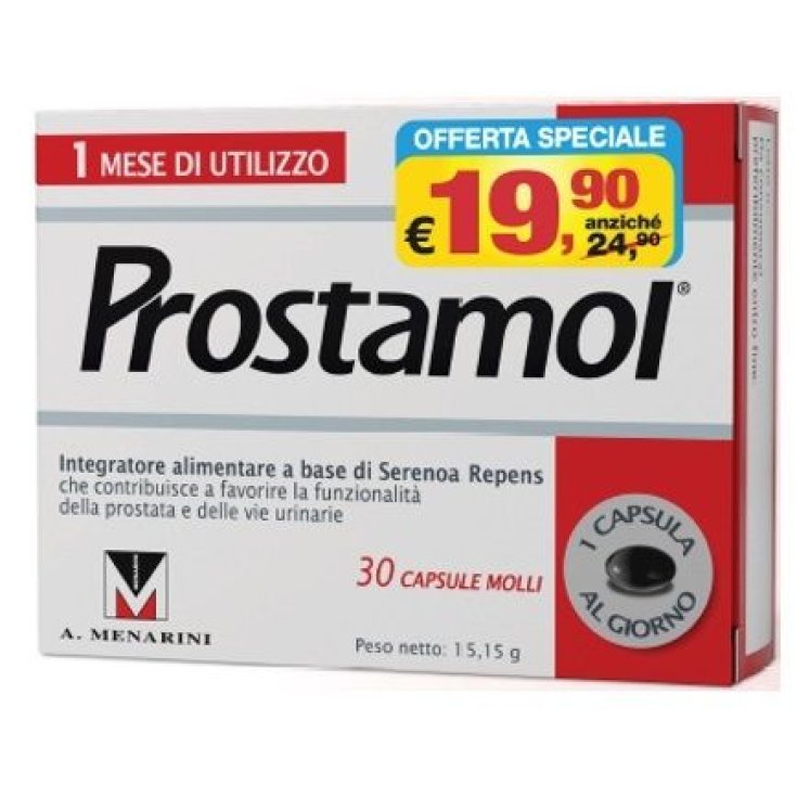 Prostamol Menarini 30 Capsule Molli Promo 