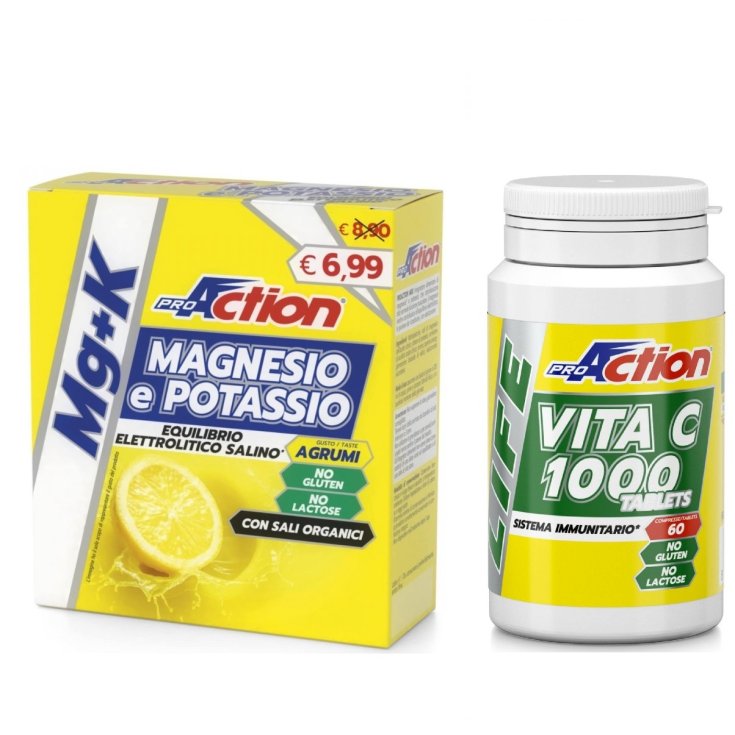 Mg+K Magnesio e Potassio + Life Vita C Pro Action