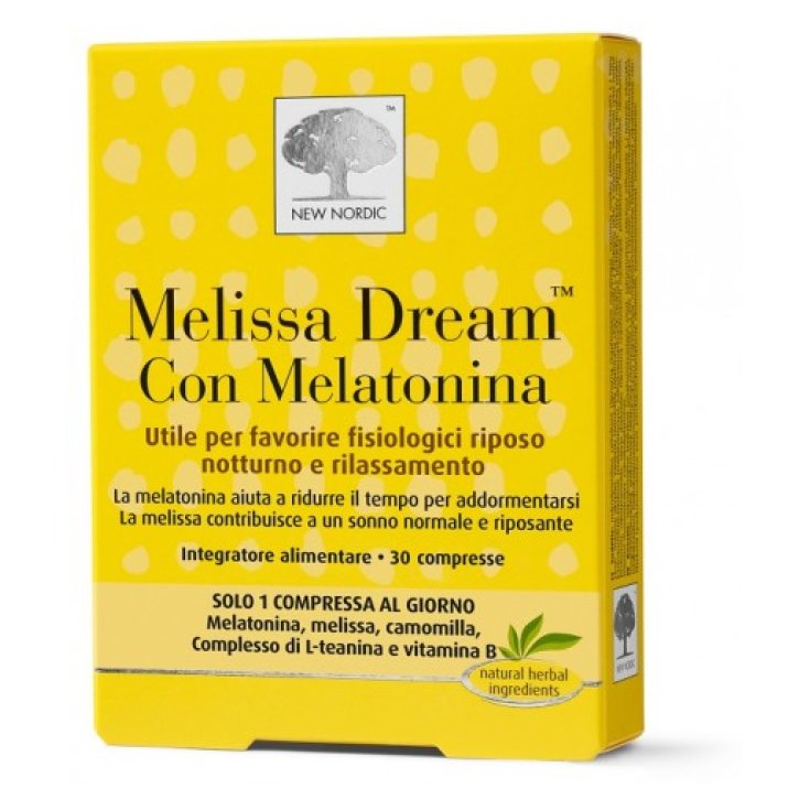 Melissa Dream™ Con Melatonina New Nordic™ 30 Compresse