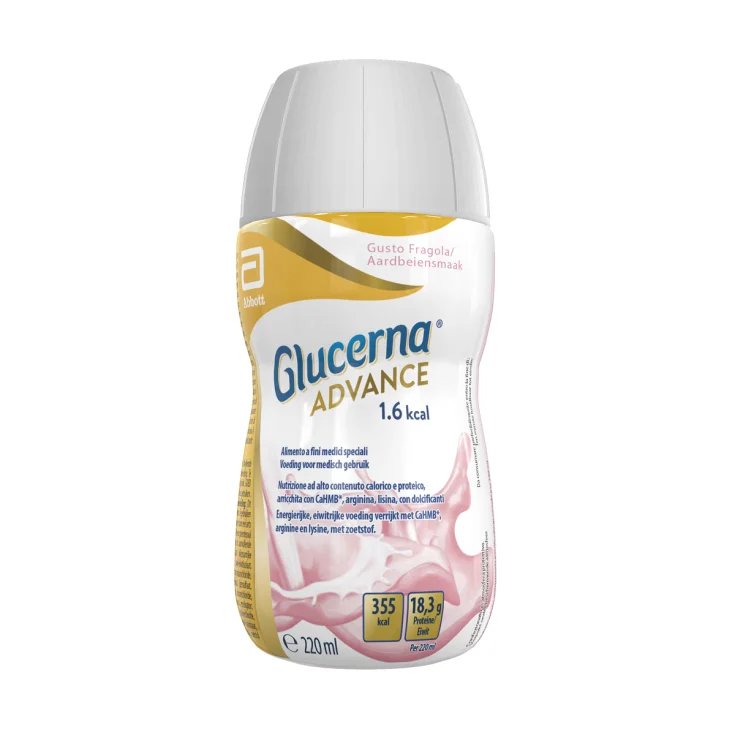 Glucerna Advance 1,6 Fragola Abbott 220ml