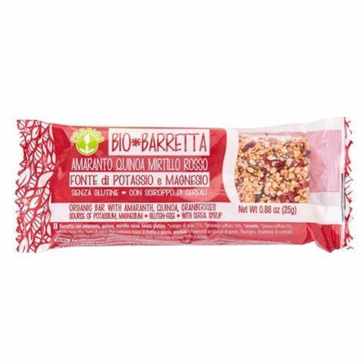 Bio Barretta Amaranto Quinoa Mirtillo Rosso Probios 25g