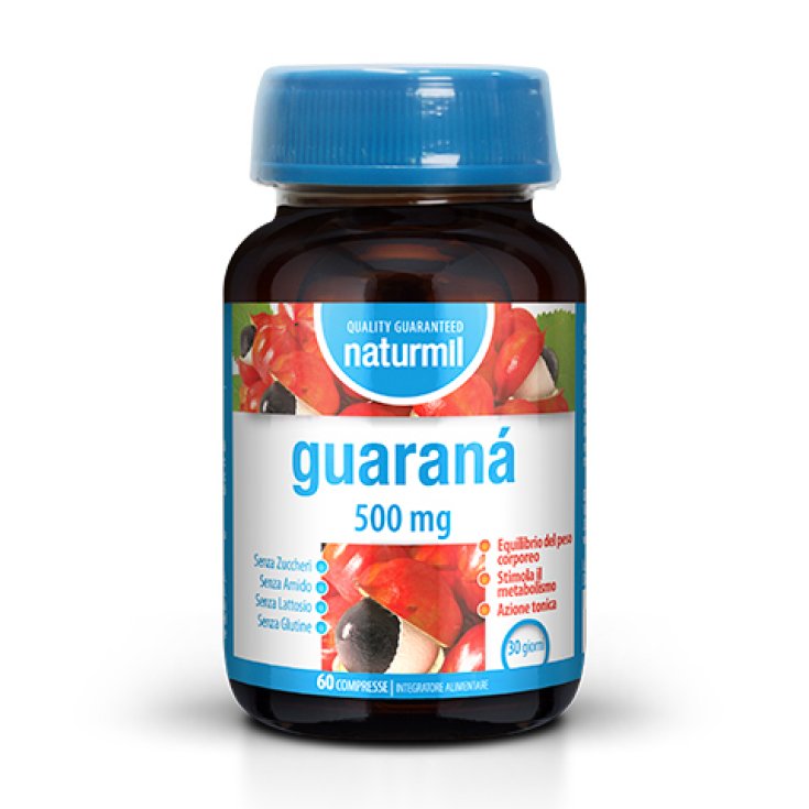 Naturmil Guarana' 500mg Dietmed 60 Compresse