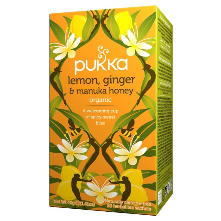 Lemon Ginger Manuka Honey Pukka 40g