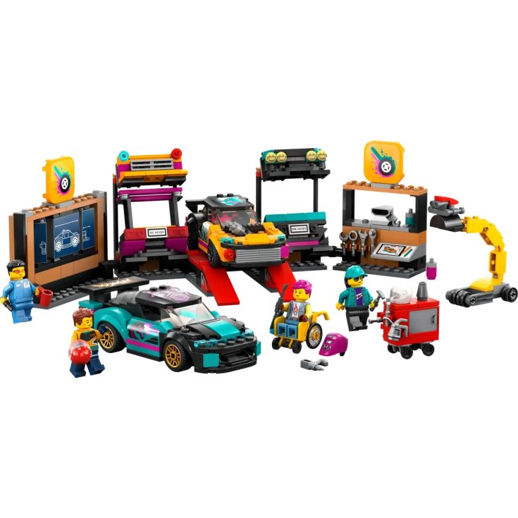 Garage Auto Personalizzato LEGO Per Bambini 6+