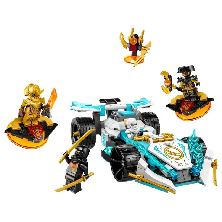 Auto da corsa Spinjitzu Dragon Power di Zane LEGO