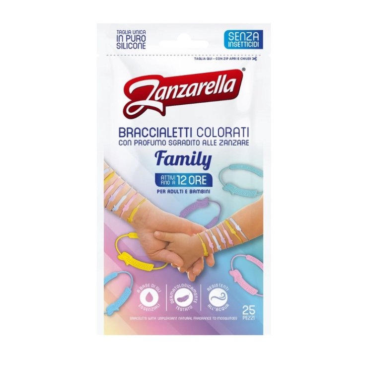 Zanzarella® Braccialetti Family 25 Pezzi