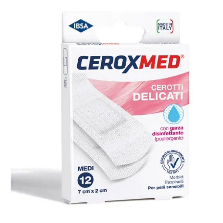 Ceroxmed® Cerotti Delicati Medi IBSA 12 Pezzi