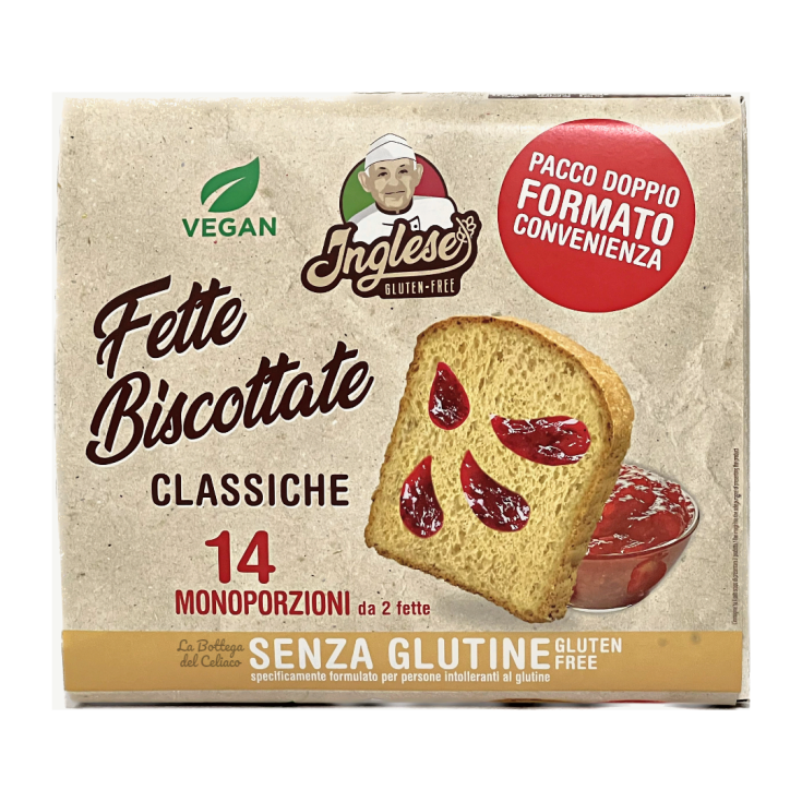 Fette Biscottate Classiche Inglese 14 Monoporzioni