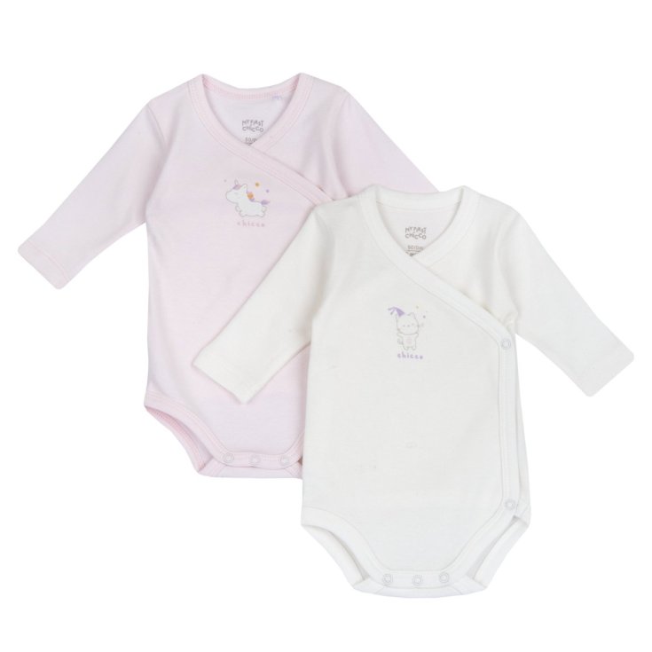 Body Manica Lunga 14684 62cm Tg.2-4M 033 Chicco® 2 Pezzi Body Manica Lunga 14684 62cm Tg.2-4M 033 Chicco® 2 Pezzi