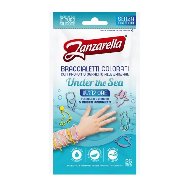 Braccialetti Under The Sea Zanzarella® 25 Pezzi