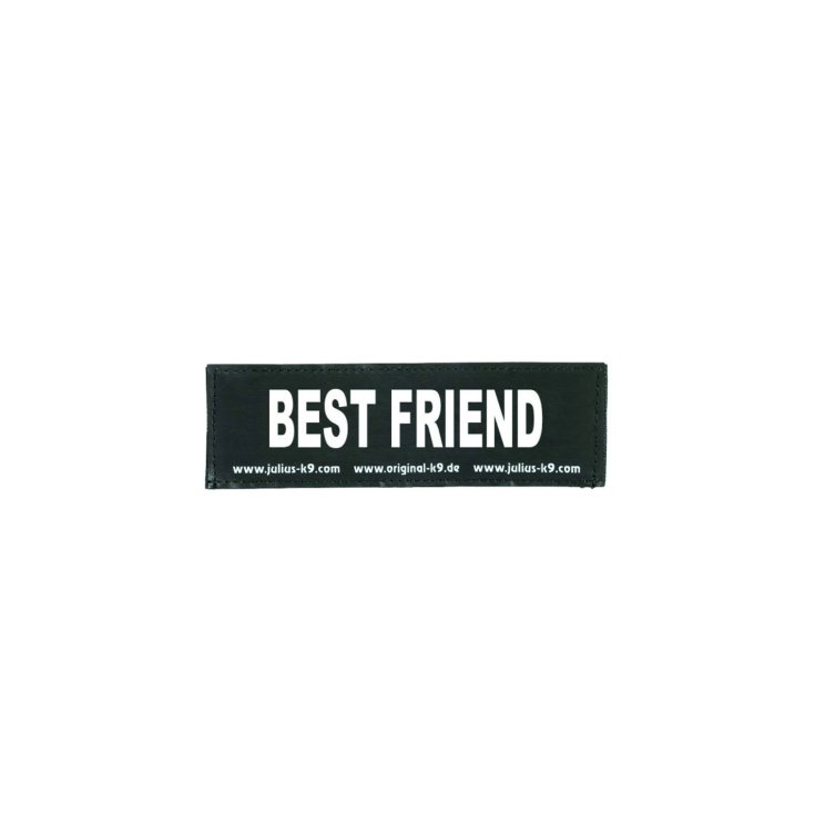 Etichetta in Velcro "Best Friend" Tg.L 16x5cm Julius-K9