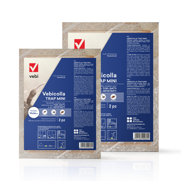 Vebicolla Trap Mini 19x14 Vebi 2 Pezzi