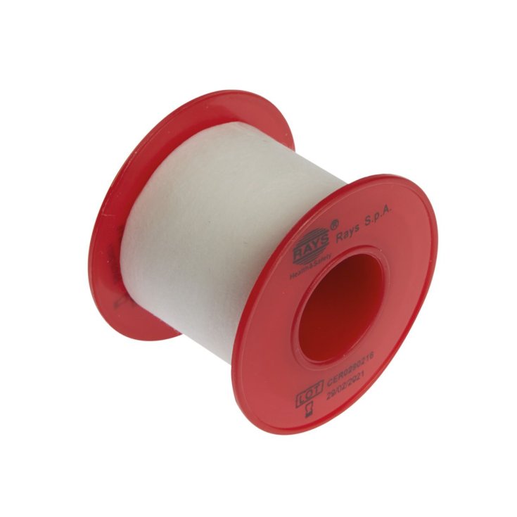 Cerotto Standard Rocchetto Tela 10cmx5m REYS&reg; 1 Pezzo